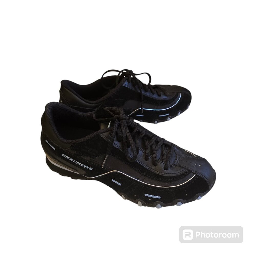 Skechers Black Athletic Shoes